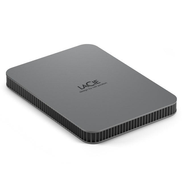 LaCie Mobile Drive Secure Speichergerät – 2 TB, USB 3.1 Typ-C, 2,5" Space Grey