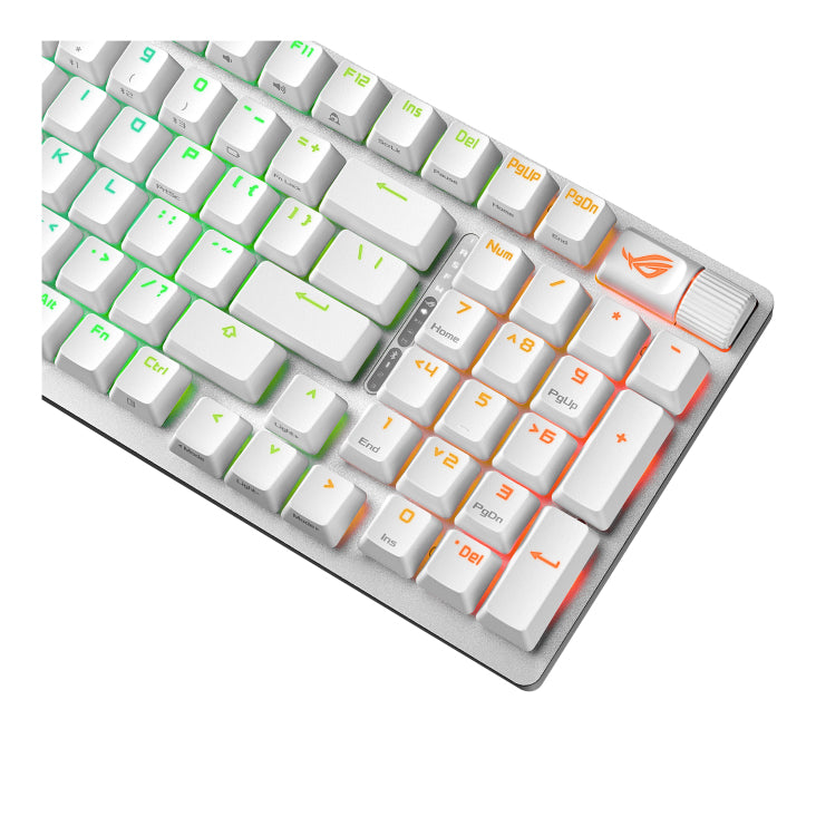 ASUS X901 Scope II 96 – Gaming-Tastatur 96% – Mechanisch – Bluetooth & 2,4 GHz – RGB – Weiss