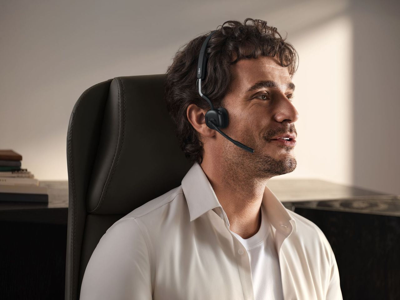 SHOKZ OPENMEET UC – Headset – USB‑A – Noise-Cancelling Mikrofon – für Unified Communications