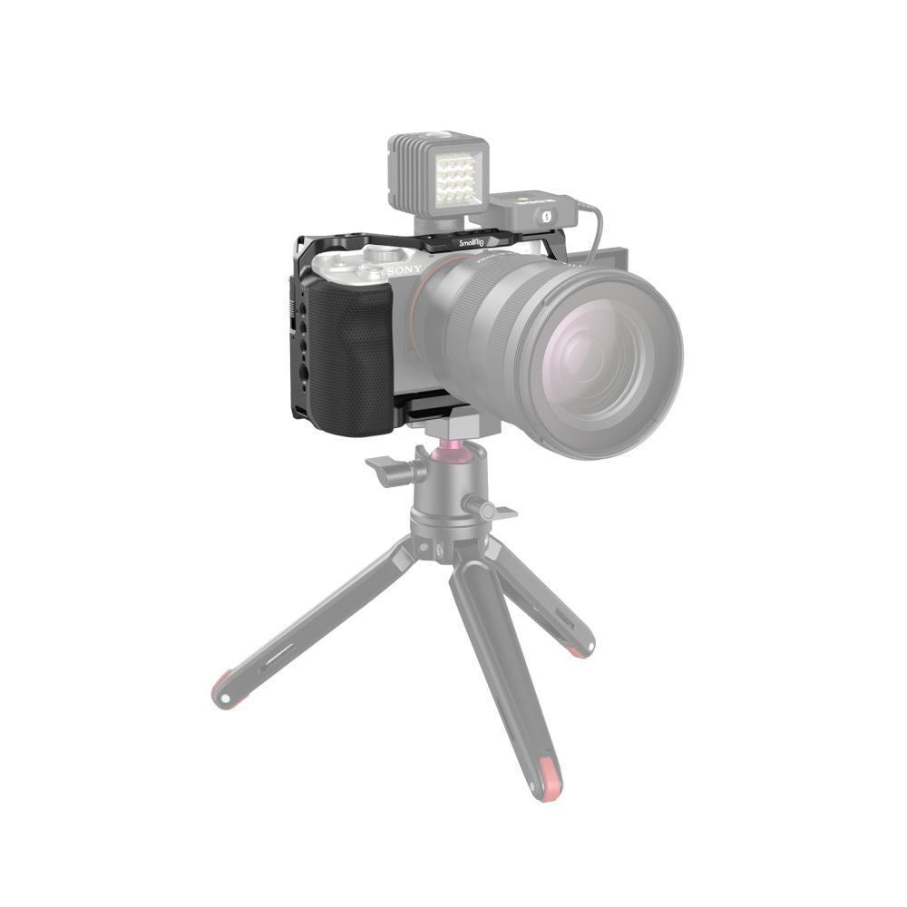 SmallRig 3212B Cage – für Sony Alpha 7C – Aluminium, Schwarz – 140 × 90,5 × 65,5 mm