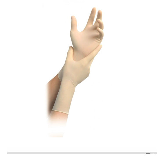 MedBrun Einweghandschuhe Latex Expert – Grösse M – Beige, CE