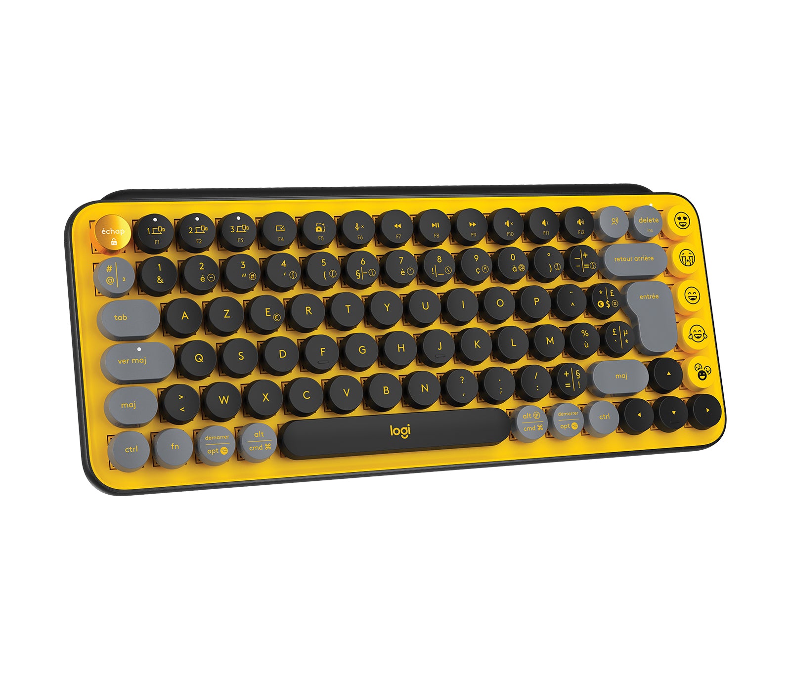 Logitech POP Keys – Tastatur, kabellos, mechanisch, mit Emoji-Tasten