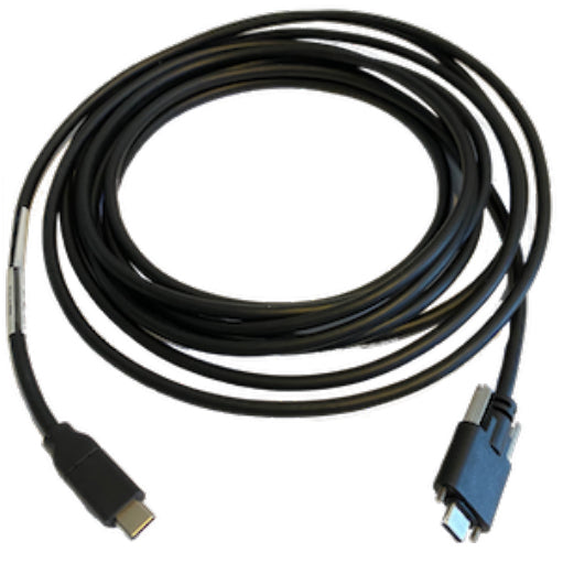 Zebra USB-C auf USB-C Kabel – USB 2.0 (480 Mbit/s) – 4 m – Verriegelnd, IP67 – Schwarz