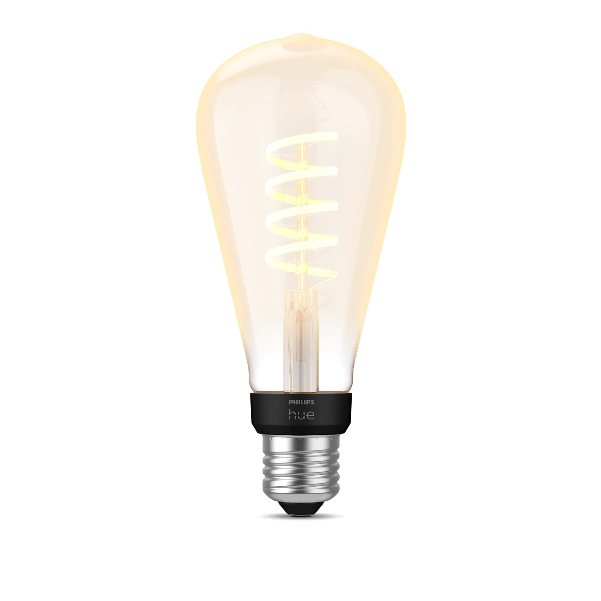 Philips by Signify Philips Hue Smart-Leuchtmittel E27 ST72 – Warmweiss–Kaltweiss, 375 lm, 7 W, Zigbee, Bluetooth – 1 Stk.