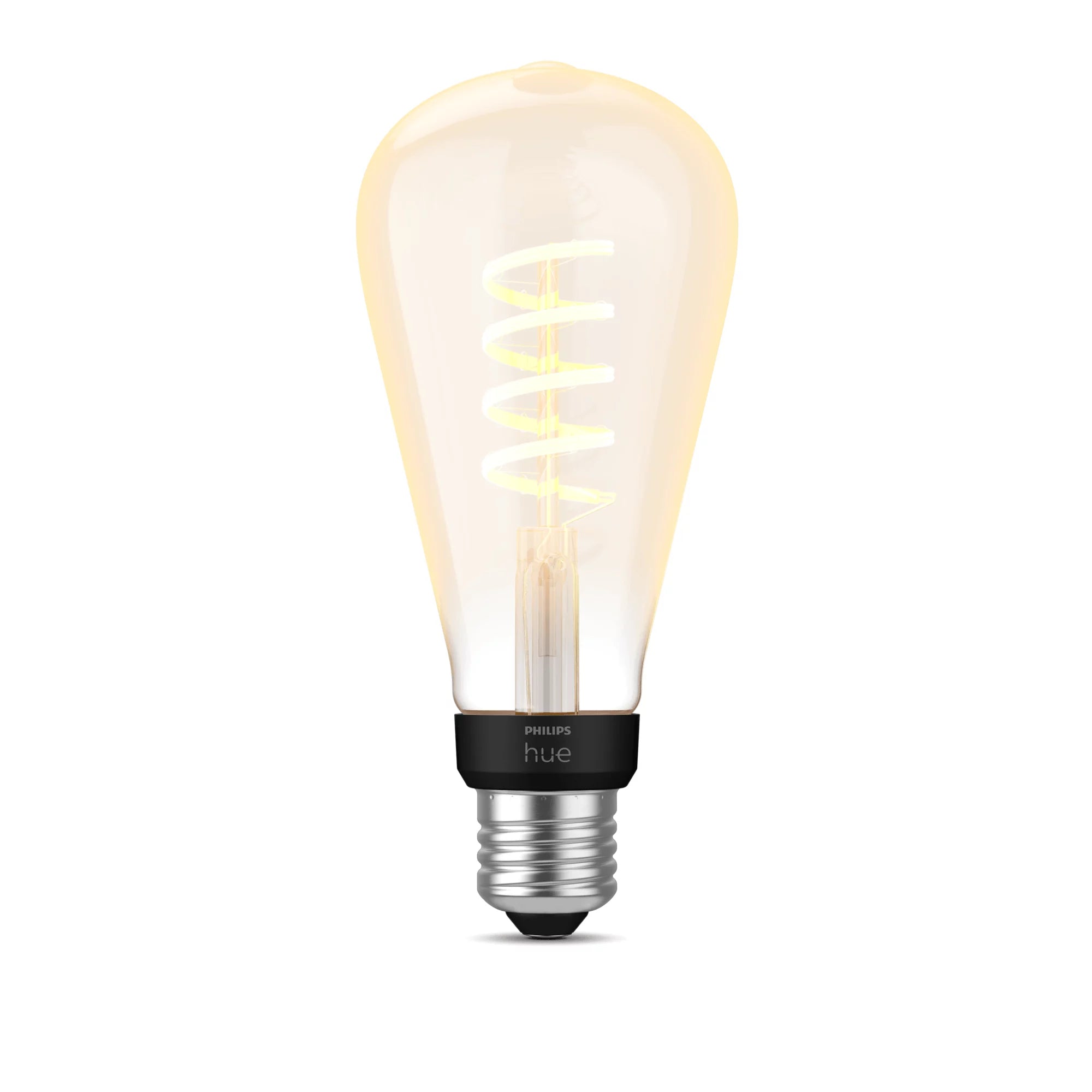 Philips by Signify Philips Hue Smart-Leuchtmittel E27 ST72 – Warmweiss–Kaltweiss, 375 lm, 7 W, Zigbee, Bluetooth – 1 Stk.