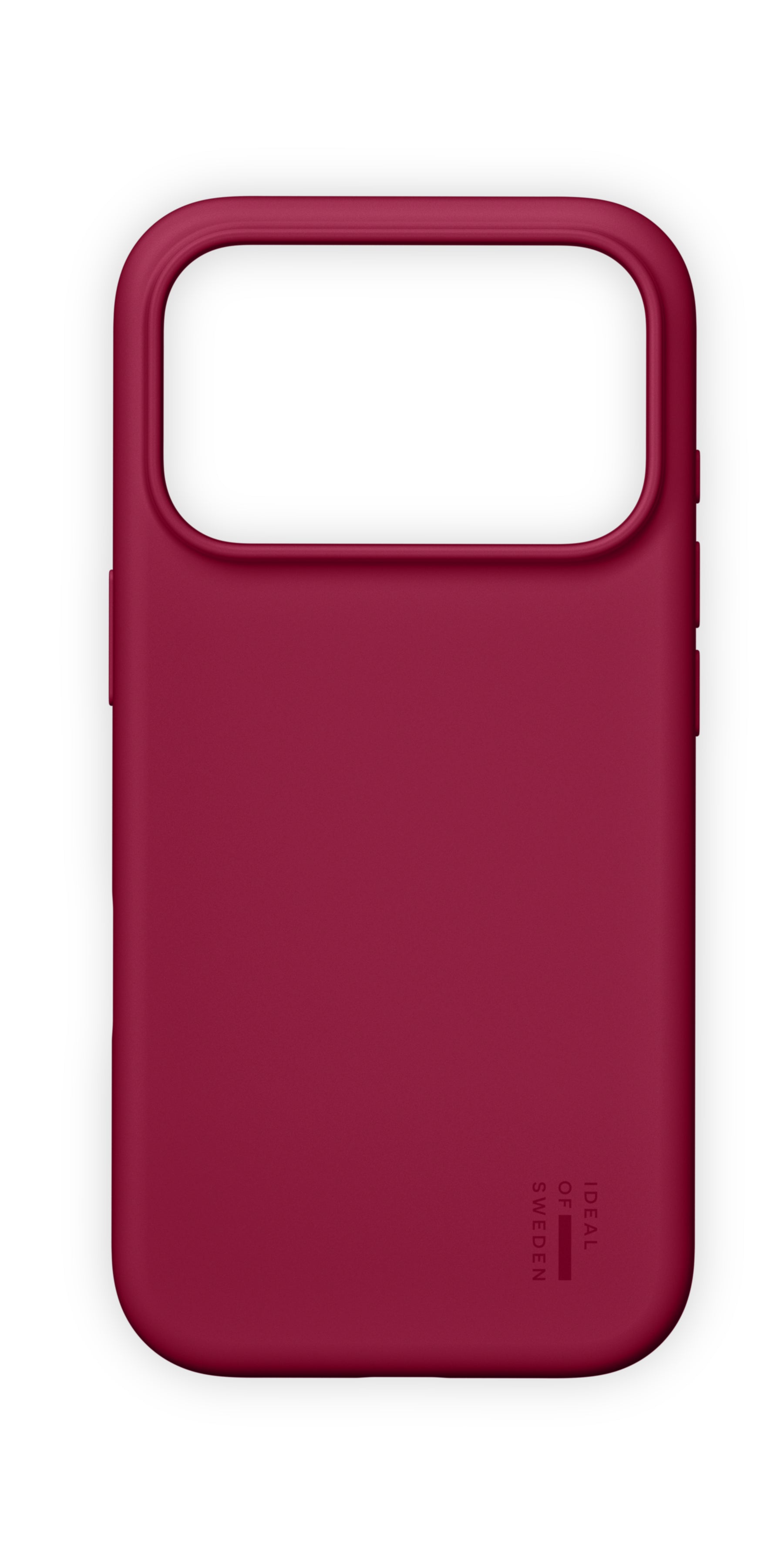 iDeal of Sweden Backcover – für Apple iPhone 17 Pro, MagSafe, Silikon+PC+Polyester, Cranberry, kratzresistent