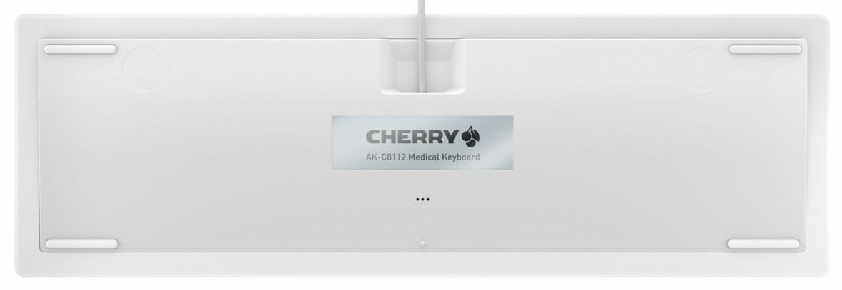 CHERRY CONTOUR ACTIVE KEY AK-C8112 – Tastatur, kabelgebunden, DE-Layout (DE), vollversiegelt, IP68, weiss