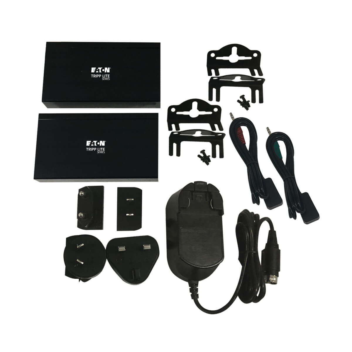 Tripp Lite B127A-1A1-BHBH – HDMI Extender-Set, über Cat6, 4K@60 Hz, 70,1 m, PoC, HDCP 2.2, Schwarz