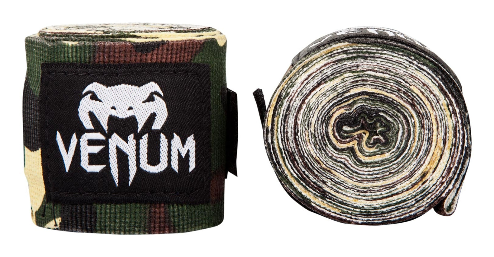 Venum Boxbandagen Kontact – 4 m, 2 Stück – Camouflage, Baumwolle
