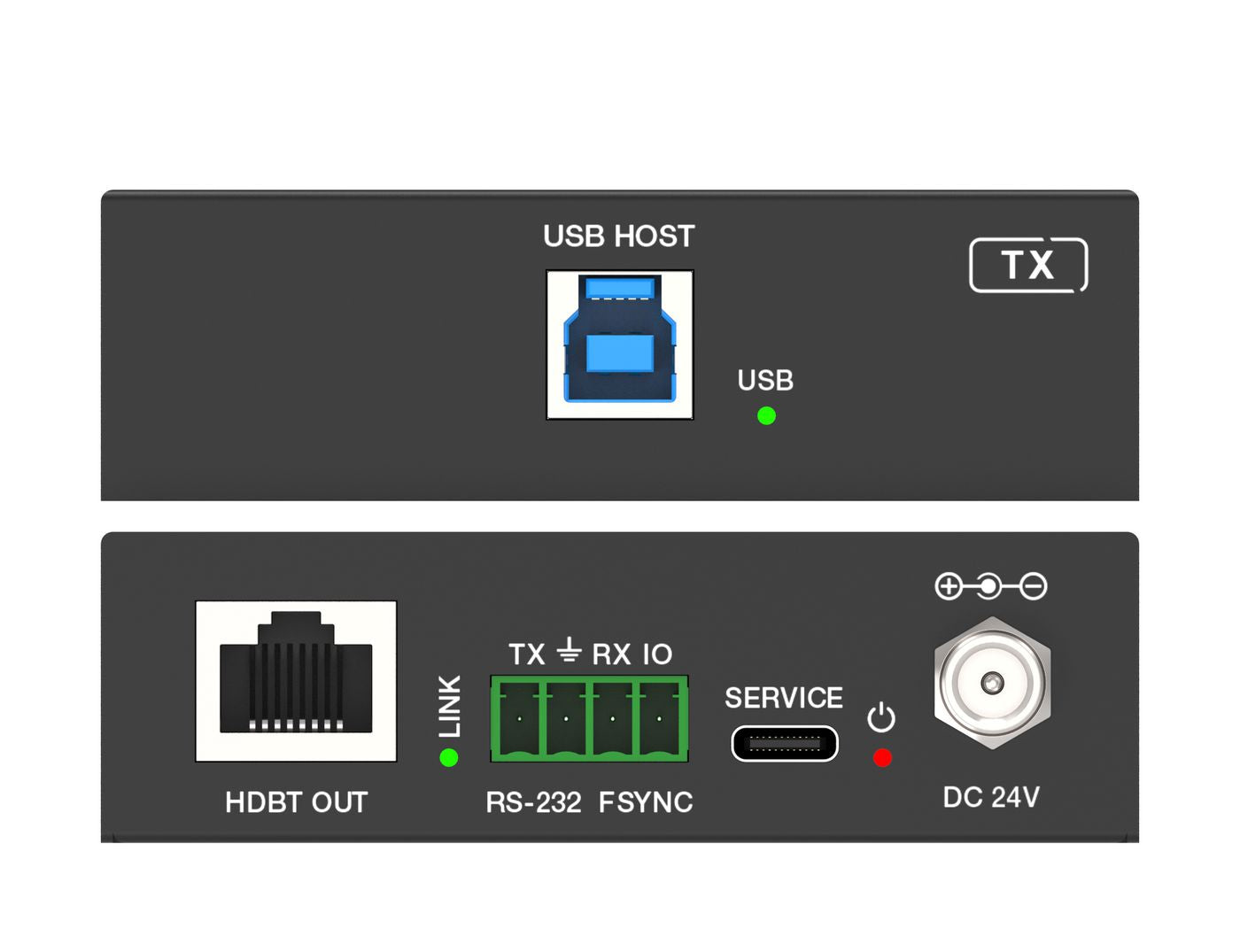 Vivolink USB 3.2 Gen 1 Extender, 4-Port, bis 100 m, 5 Gbit/s