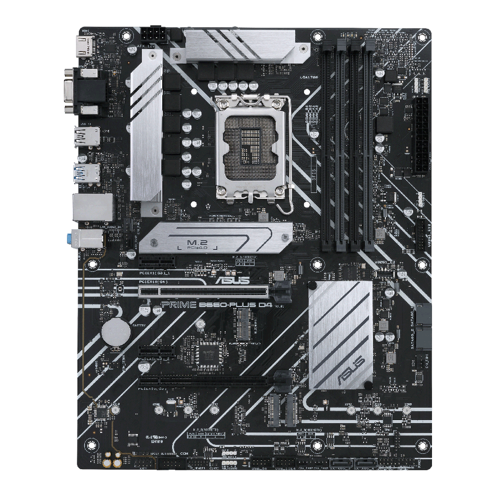 ASUS PRIME B660-PLUS D4 – Mainboard – LGA 1700, Intel B660, ATX, DDR4