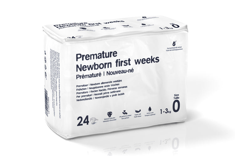 Freelife Windeln für Frühgeborene – 1–3 kg, 24 Stk