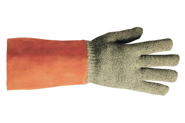 Kcl by honeywell Arbeitshandschuhe KarboTECT LL 946 – Grösse 10, 1 Paar – Kevlar/Leder, Hitzeschutz bis 350