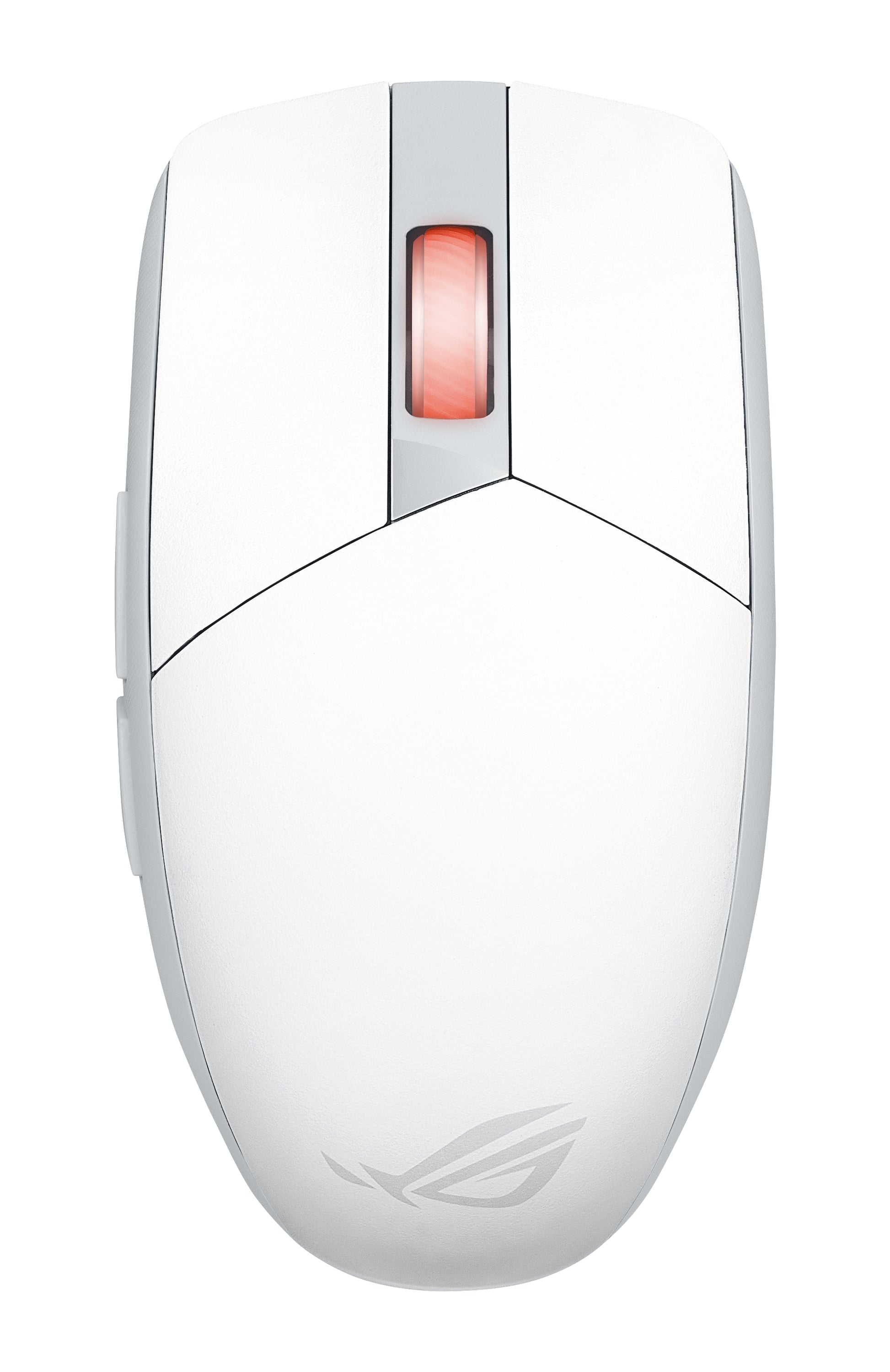 ASUS ROG Strix Impact III Wireless Gaming-Maus – kabellos, Bluetooth + 2,4 GHz, 36'000 dpi, beidhändig, weiss