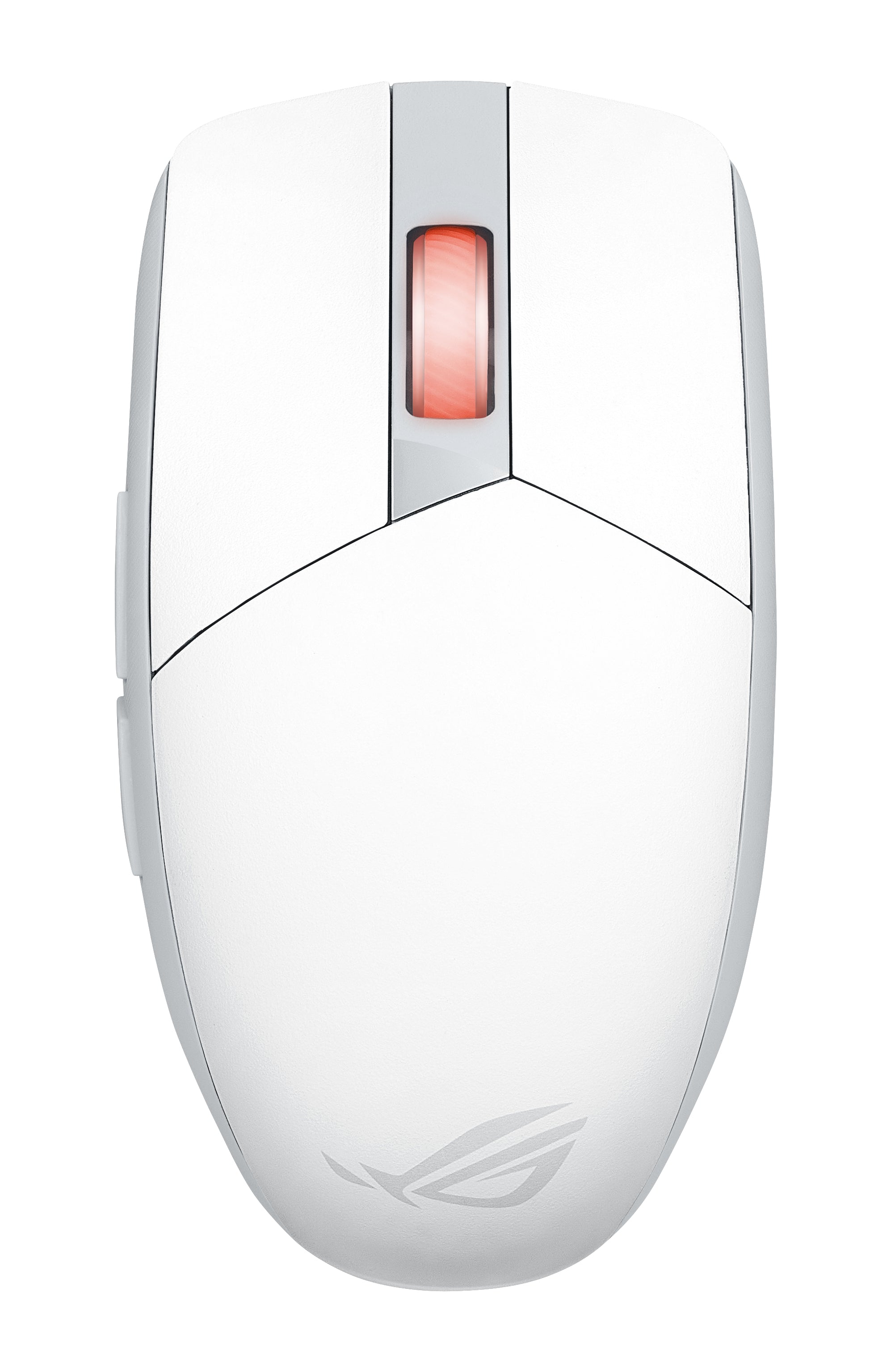 ASUS ROG Strix Impact III Wireless Gaming-Maus – kabellos, Bluetooth + 2,4 GHz, 36'000 dpi, beidhändig, weiss