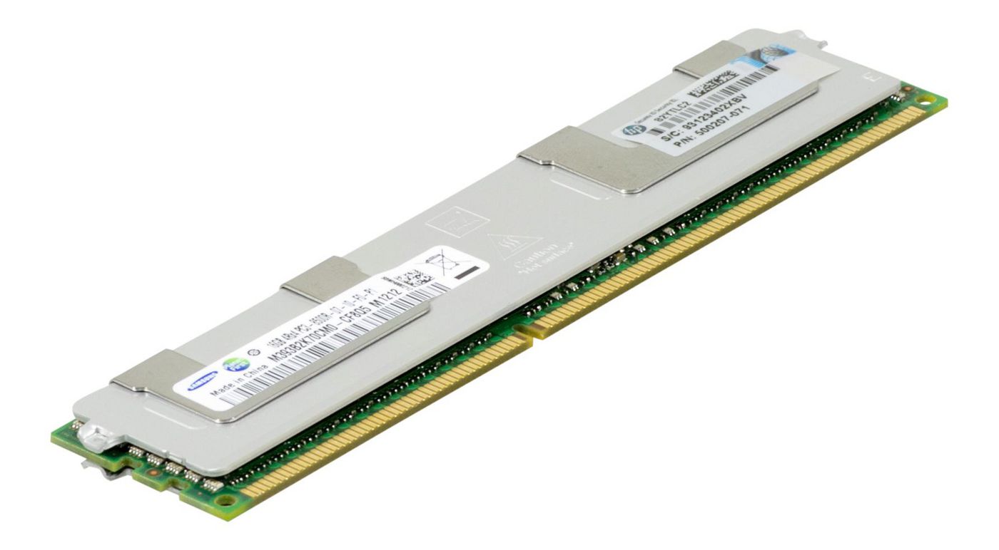 HPE PC3-8500R DIMM – 16 GB DDR3 Registered, 240-polig, 1'066 MHz, 1,5 V