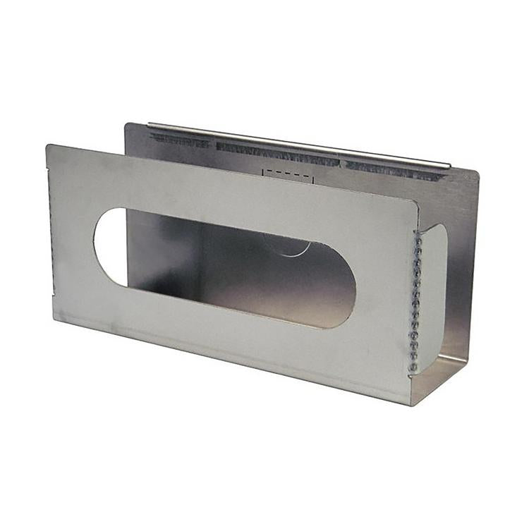 Vikan Handschuhhalter – mit Perforierung, Edelstahl, B 90 × H 130 × T 285 mm, für WGS Reinigungswagen