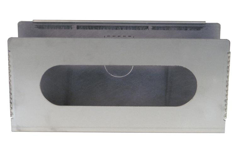 Vikan Handschuhhalter – mit Perforierung, Edelstahl, B 90 × H 130 × T 285 mm, für WGS Reinigungswagen