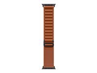 Apple Alpine Loop – Armband – für Apple Watch 49 mm, Schwarz, Grösse L, Titan