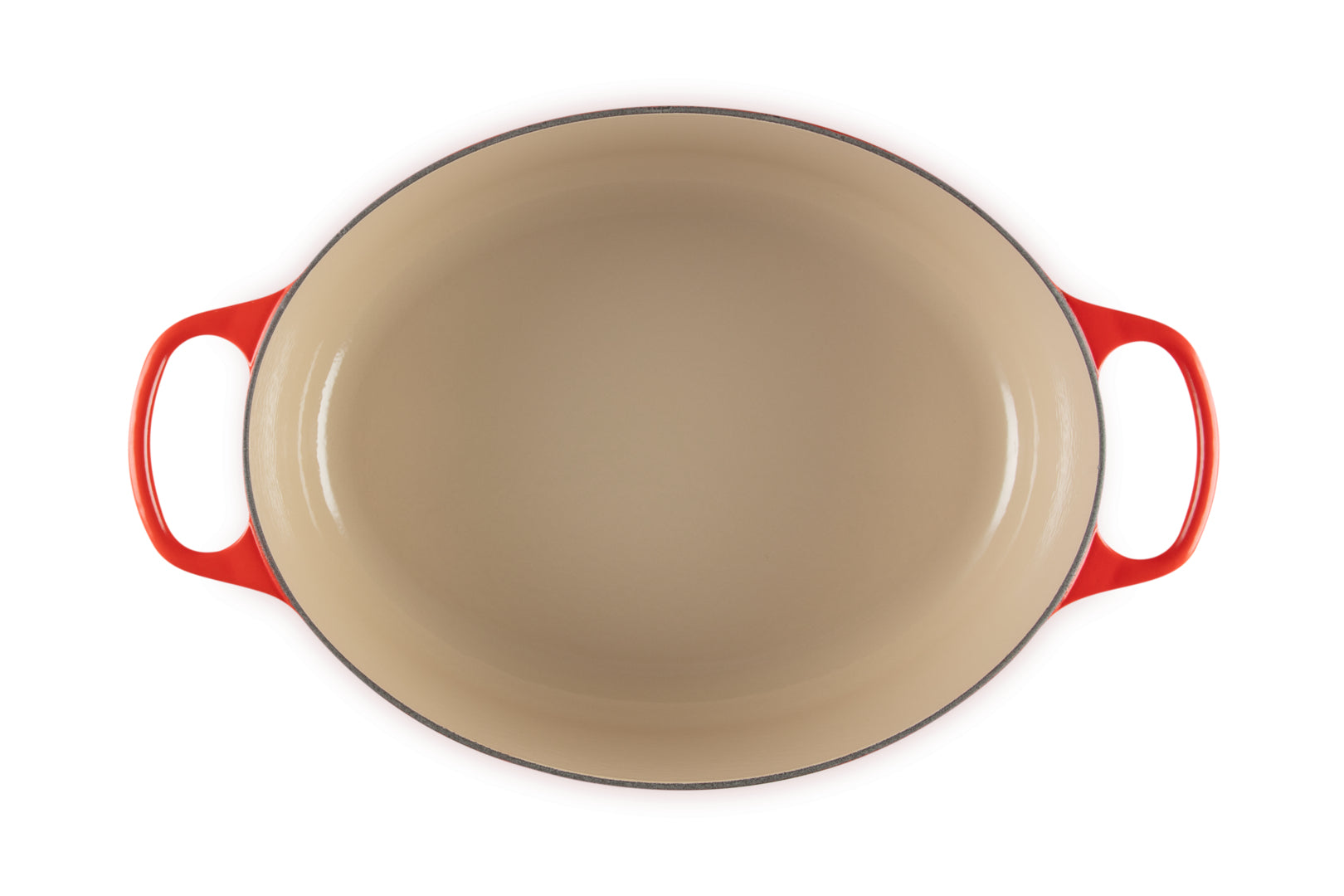 Le Creuset Kochtopf Signature – 8,9 l, Gusseisen, Emaille, für Induktion, Gas, Glaskeramik u. a., Rot