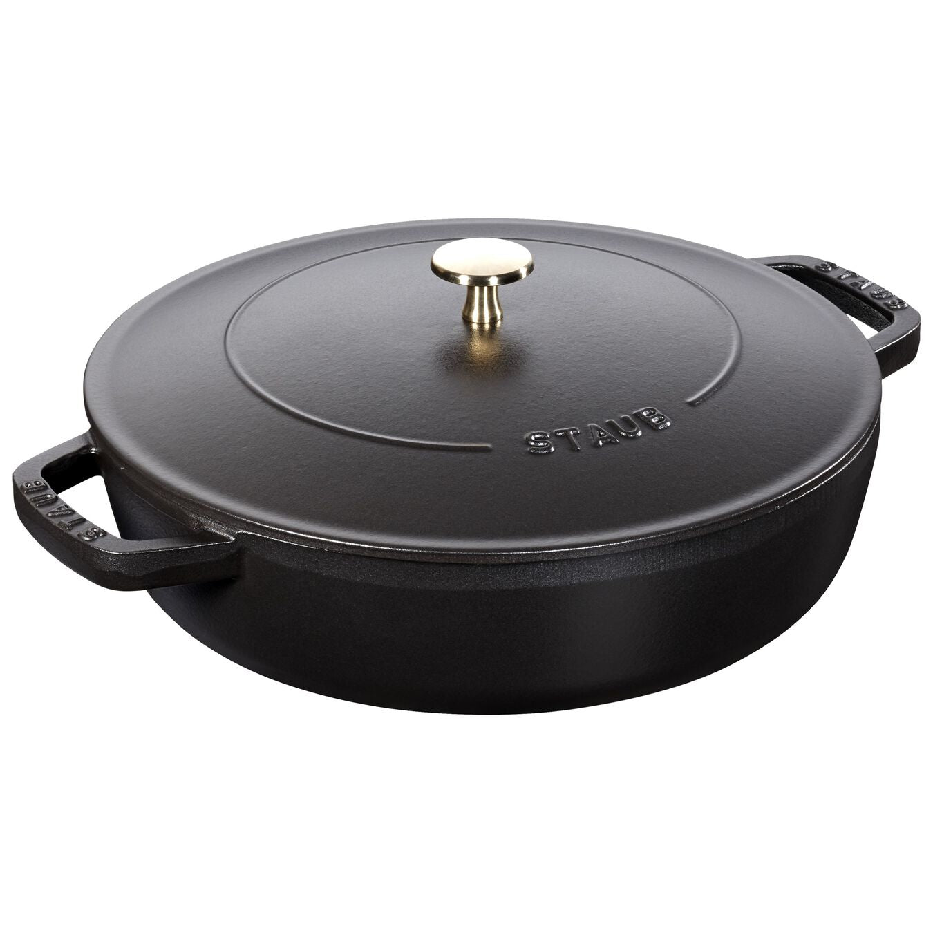 ZWILLING Kochtopf – 3,7 l, Ø 28 cm, Gusseisen, Emaille, für Induktion, Gas, Glaskeramik und andere, Schwarz