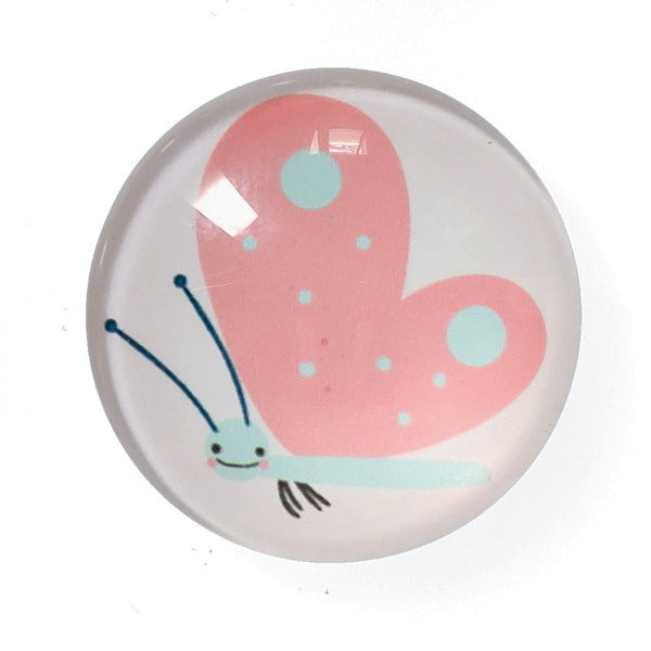 Zeller Present Magnet-Set Insekten – 4-teilig – Ø 2,5 × 0,8 cm – Magnet & Kunststoff, mehrfarbig