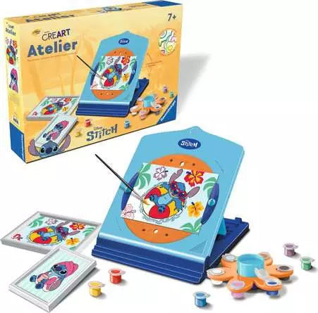 Ravensburger CreArt Stitch – Malen-nach-Zahlen-Set – Tiere – 40 × 34 cm – Metallic-Effekt – ab 7 Jahren