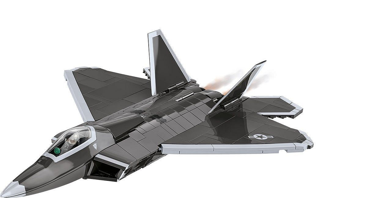 COBI Lockheed F-22 Raptor Bausteine – Militär – 695-teilig – 28 × 11,5 × 39,5 cm – ab 9 J. – Grau