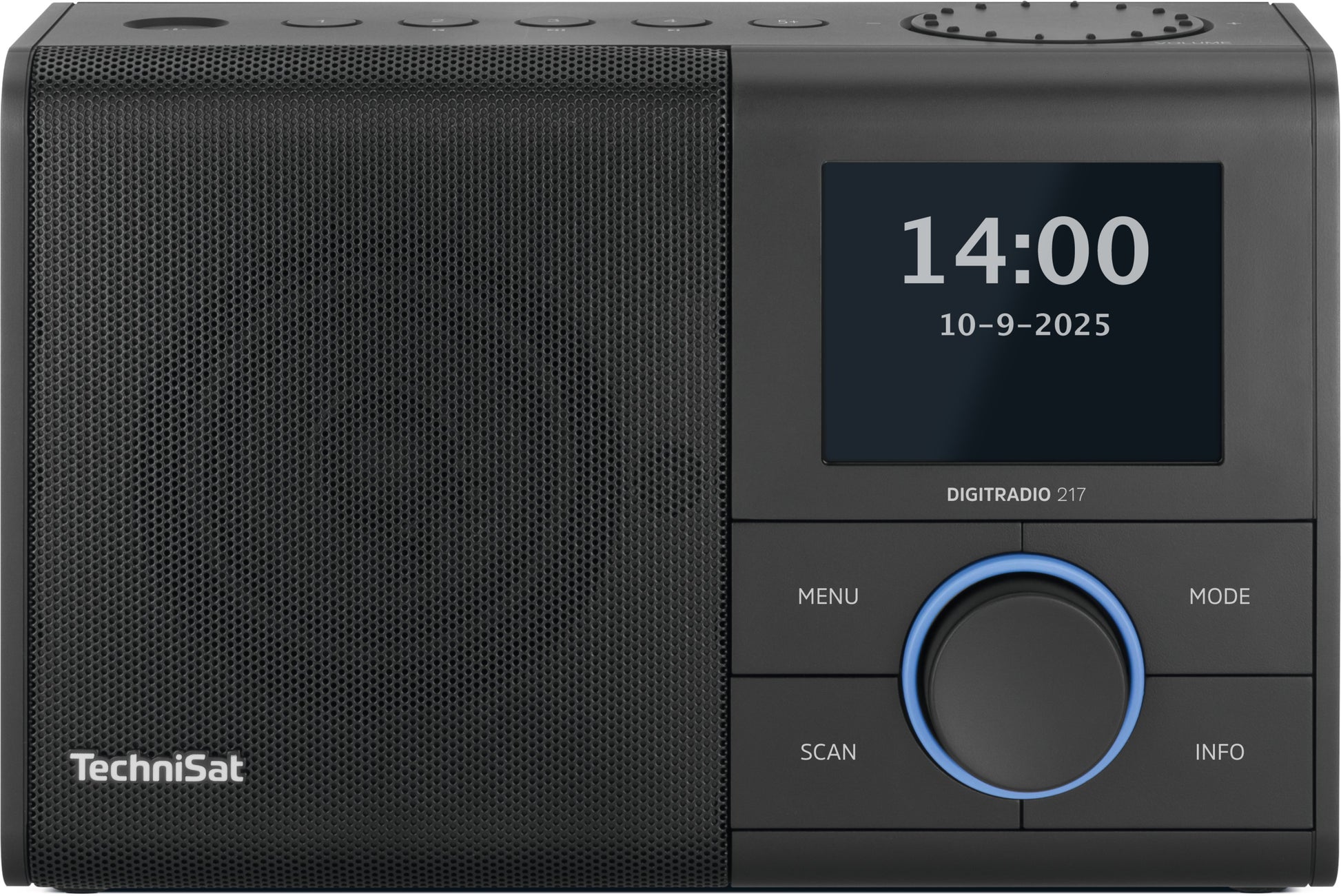 TechniSat DigitRadio 217 – Tragbares DAB+ Radio, UKW, Bluetooth – Schwarz