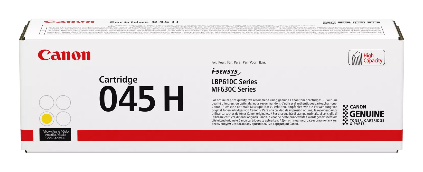 Canon Toner CRG045HY – gelb, 2200 Seiten
