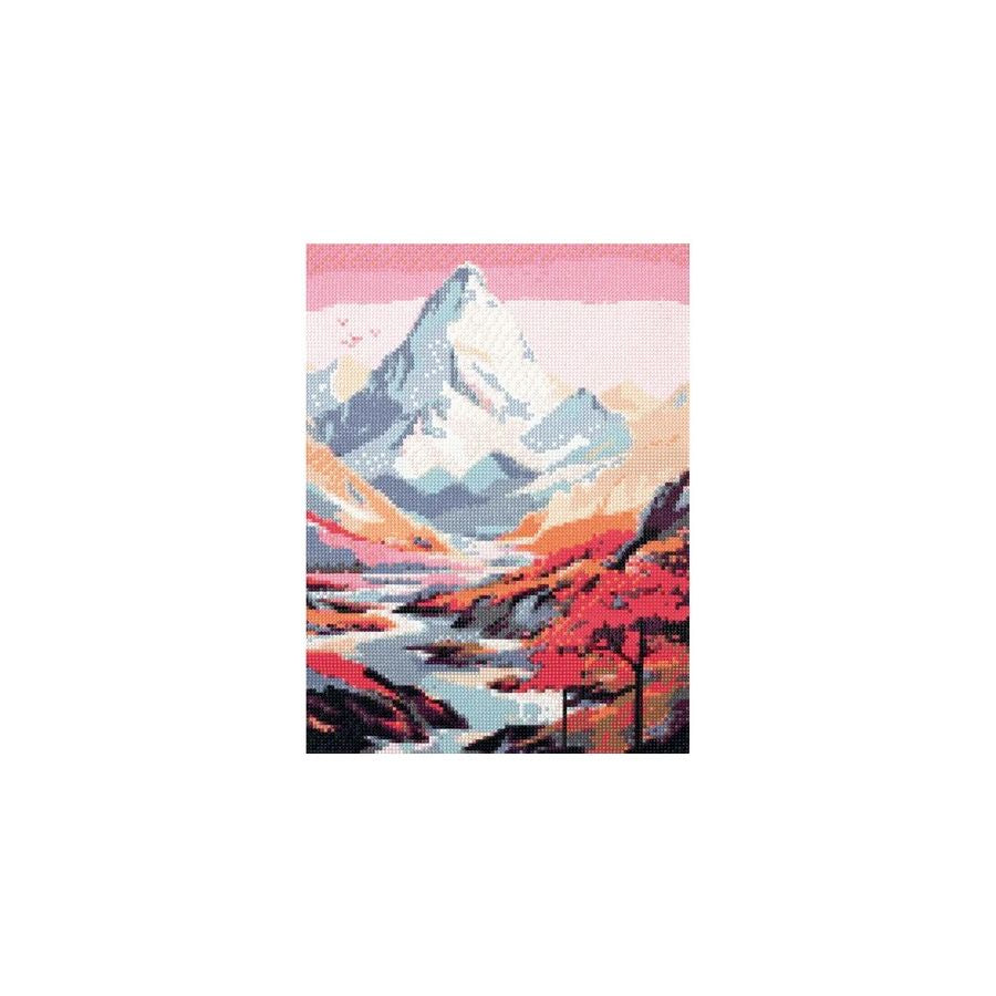 GRAINE CREATIVE Diamond-Painting-Set – Berge – ab 3 Jahren