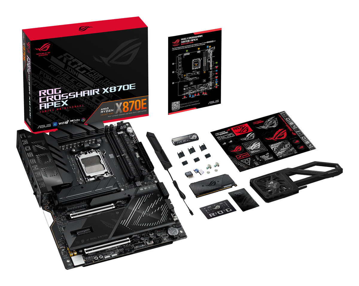 ASUS CROSSHAIR X870E APEX – Mainboard – AM5, AMD X870E, ATX, DDR5