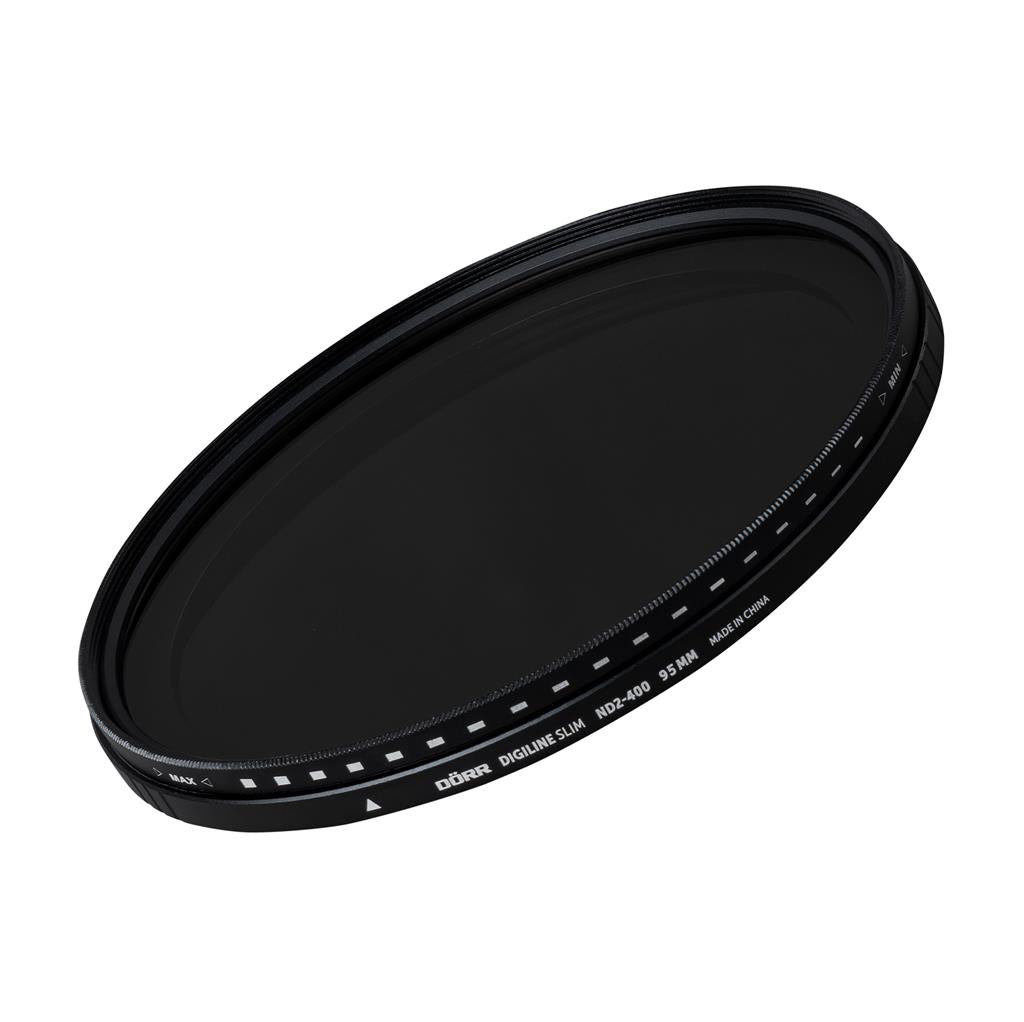 Dörr Digiline Slim Variabler Graufilter ND2–400, 95 mm – 1–8,5 Stopp – Schwarz
