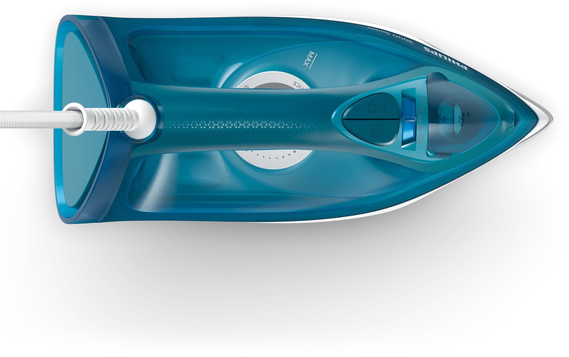 Philips Dampfbügeleisen 3000 Serie DST3040/70 – Keramik-Bügelsohle, 121 × 290 × 143 mm, 2600 W, 0,3 l