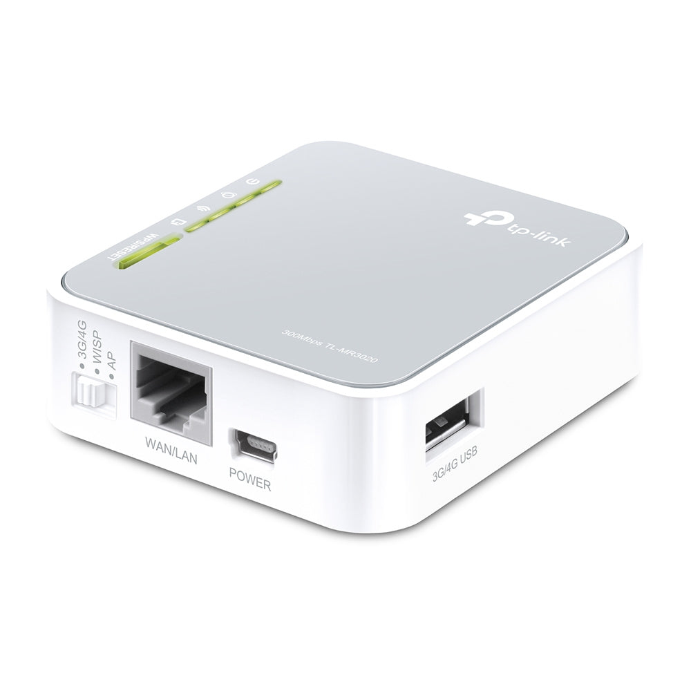 TP-Link TL-MR3020 – WLAN-Router – Wi-Fi 4 (2,4 GHz), 300 Mbit/s