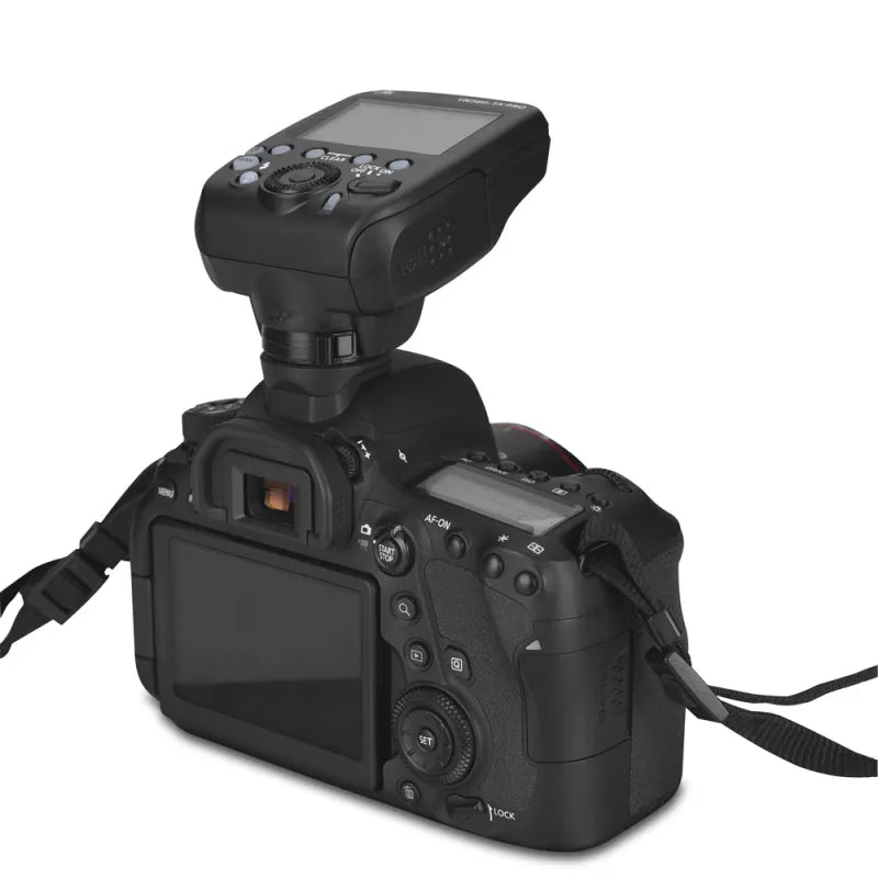 Yongnuo YN-560-TXPRO-N Blitz-Transmitter – 2,4 GHz, 100 m Reichweite, 6 Gruppen/16 Kanäle – für Nikon – Schwarz