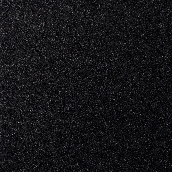 Cricut Aufbügelfolie (HTV), Schwarz, Glitzer, 30,5 × 48,3 cm, 1 Rolle, für Cricut