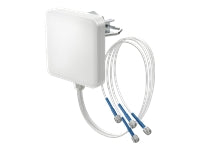 Quwireless Sektor-Panel-Antenne, Wi-Fi 6E/7, 2,4/5/7 GHz, 4x4 MIMO, RP-TNC, Wand/Mast