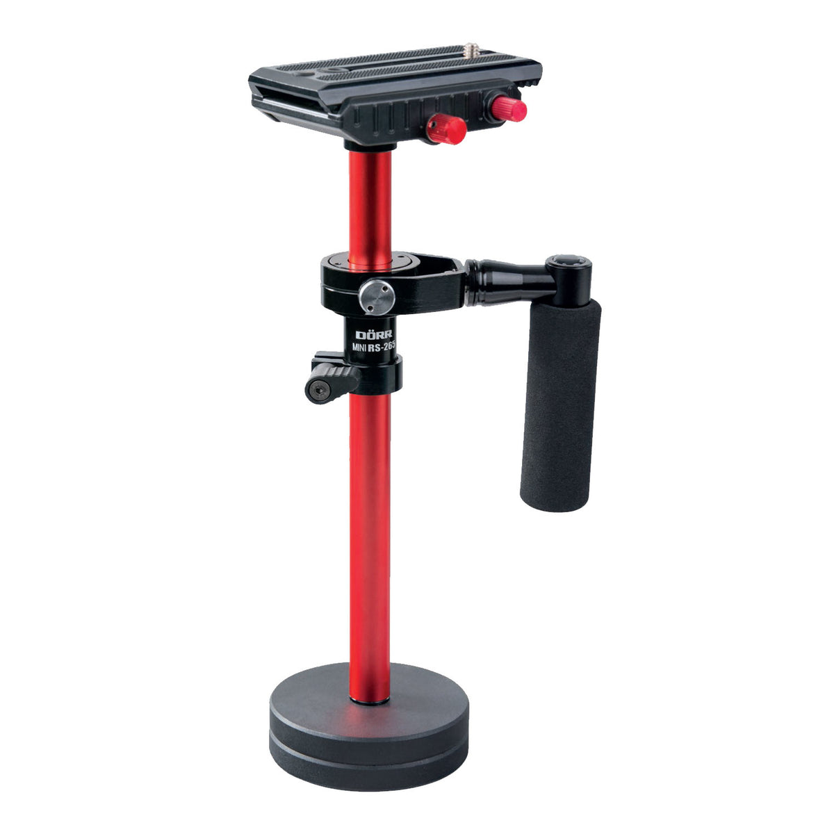 Dörr RS-265 Mini-Schwebestativ – Handkamerastabilisator, 1,5 kg, 275 mm, 110 g, 1/4" – für Kompakt- und Systemkameras