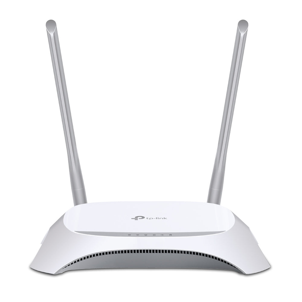 TP-Link TL-MR3420 WLAN-Router – Wi-Fi 4 (802.11n), 300 Mbit/s, 4× 10/100 Mbit/s LAN, 1× USB 2.0