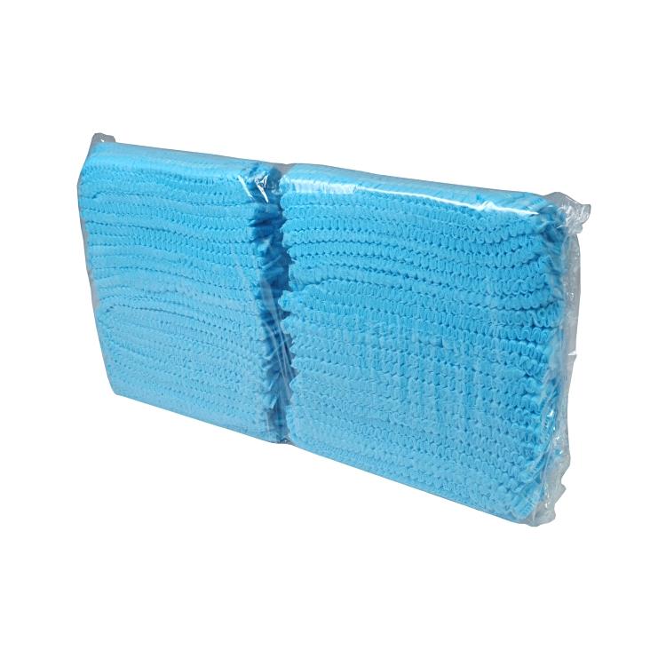 Weitawear Vlieshaube Princess C – 53 cm, 100 Stück – Blau, PP-Vlies, latexfrei
