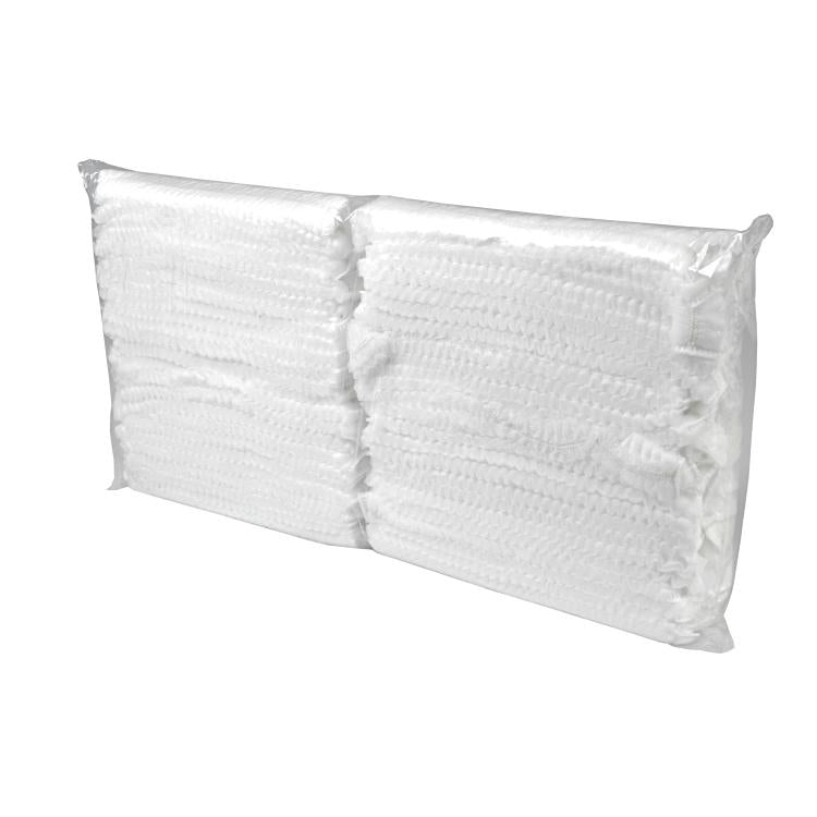 Weitawear Vlieshaube Princess C – 53 cm, 100 Stück – Weiss, PP-Vlies, 12 g/m², latexfrei
