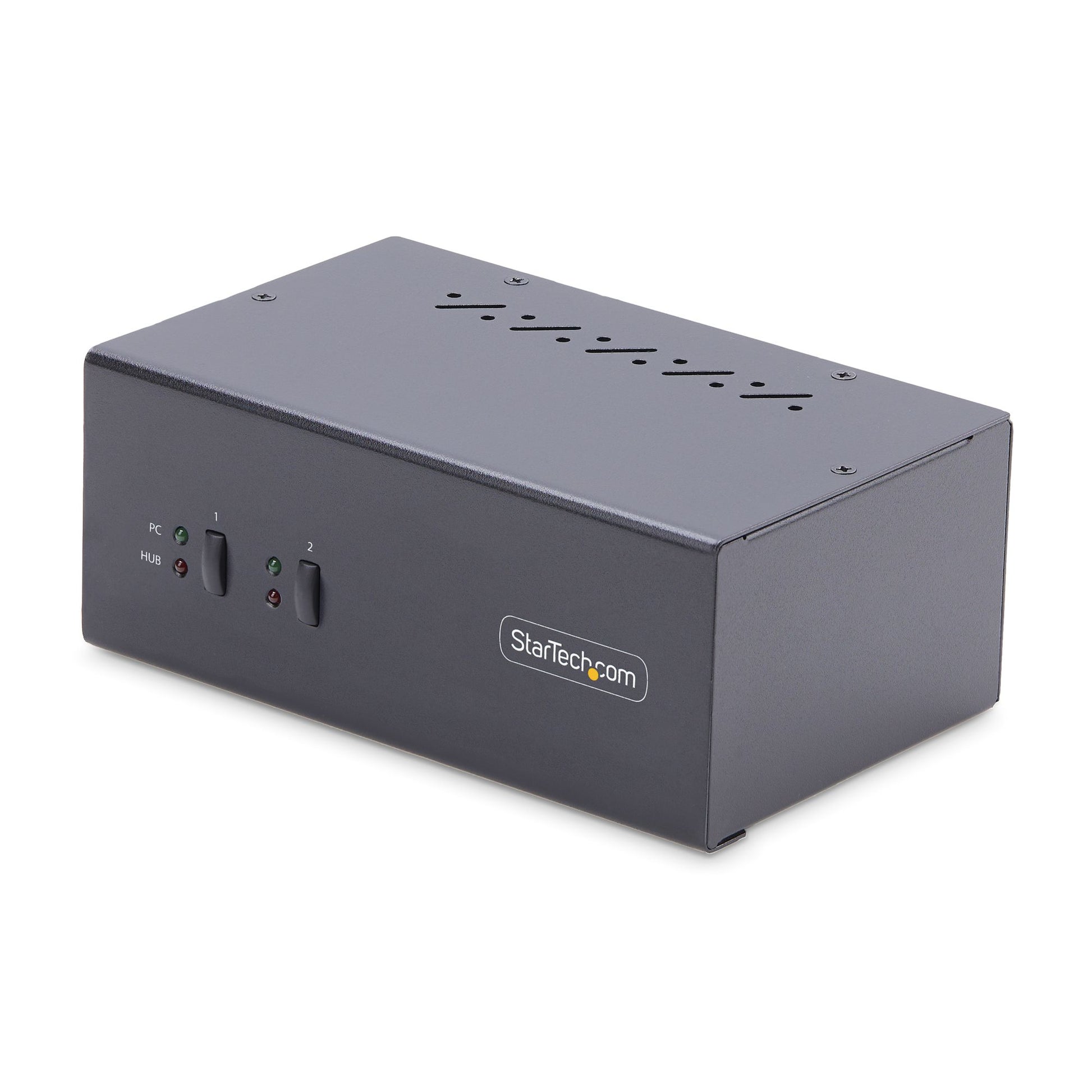 StarTech.com P2DD46A2 – 2-Port Dual-View DP KVM-Switch – 4K/60 Hz, USB 3.0-Hub, Audio