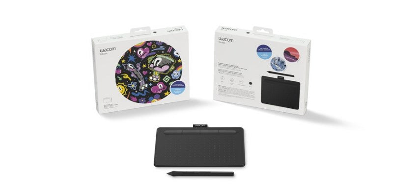 Wacom Intuos S (CTL-4100K-N) – Stifttablet – 152 × 95 mm – USB – 4k Druckstufen – Schwarz