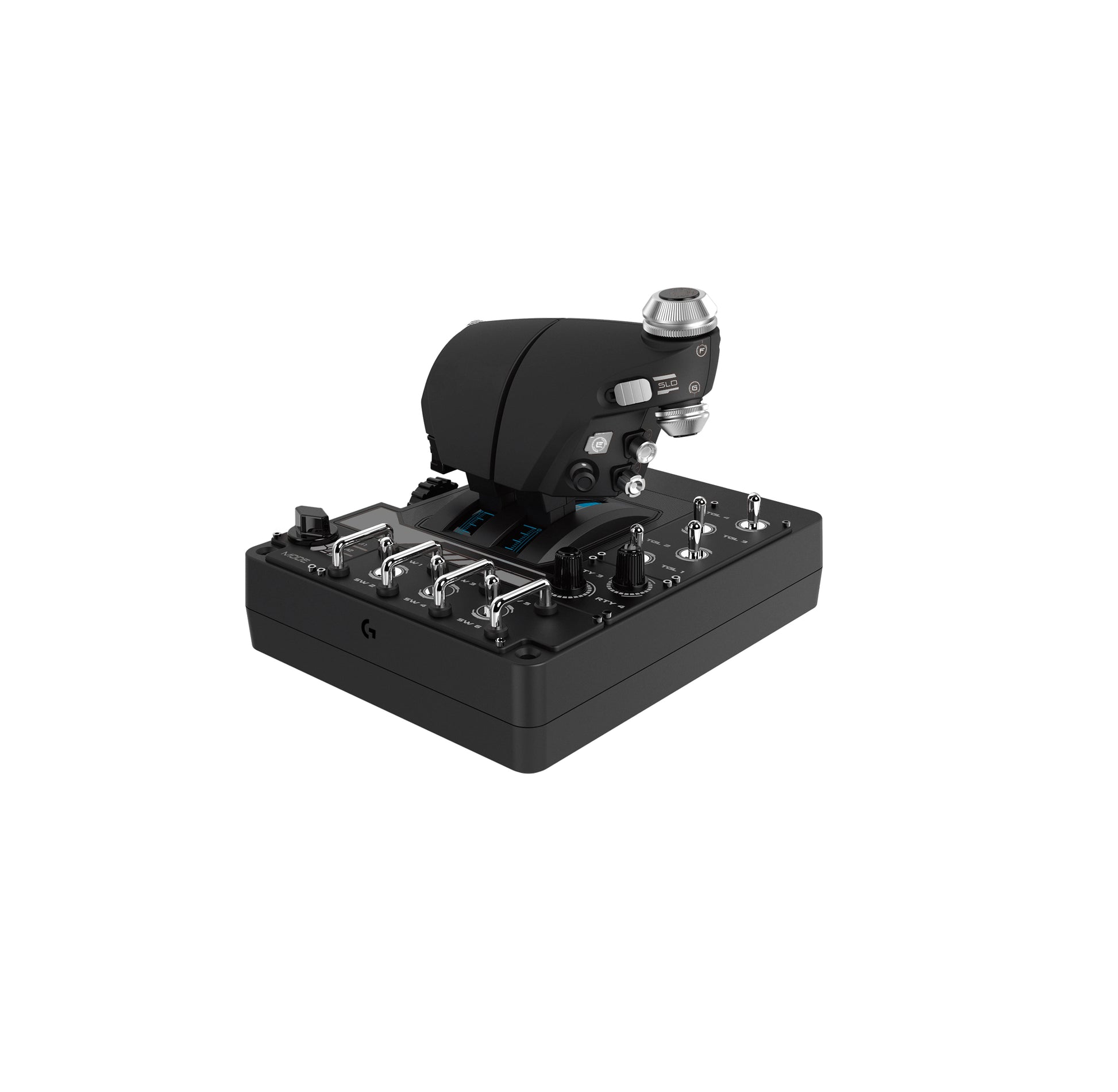 Logitech G Saitek Pro Flight X56 Rhino – Maus – Kabelgebunden (USB‑A), RGB-Beleuchtung, Schwarz