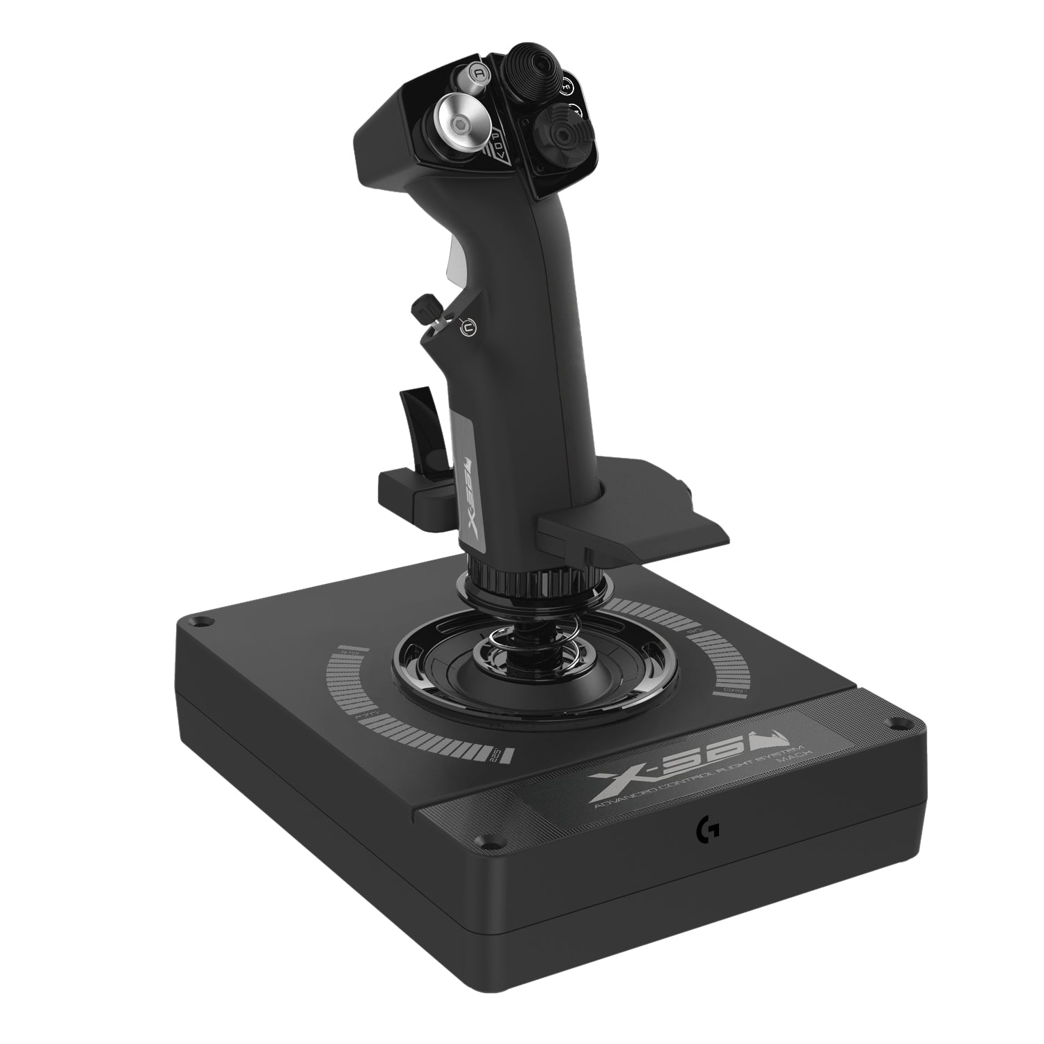 Logitech G Pro Flight X56 Rhino – Joystick – USB (kabelgebunden), RGB, Schwarz, für PC