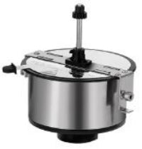 Unold Popcornmaker Retro 48535 – 50 g, 300 W, Kunststoff/Edelstahl – Rot/Silber