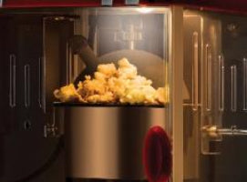 Unold Popcornmaker Retro 48535 – 50 g, 300 W, Kunststoff/Edelstahl – Rot/Silber