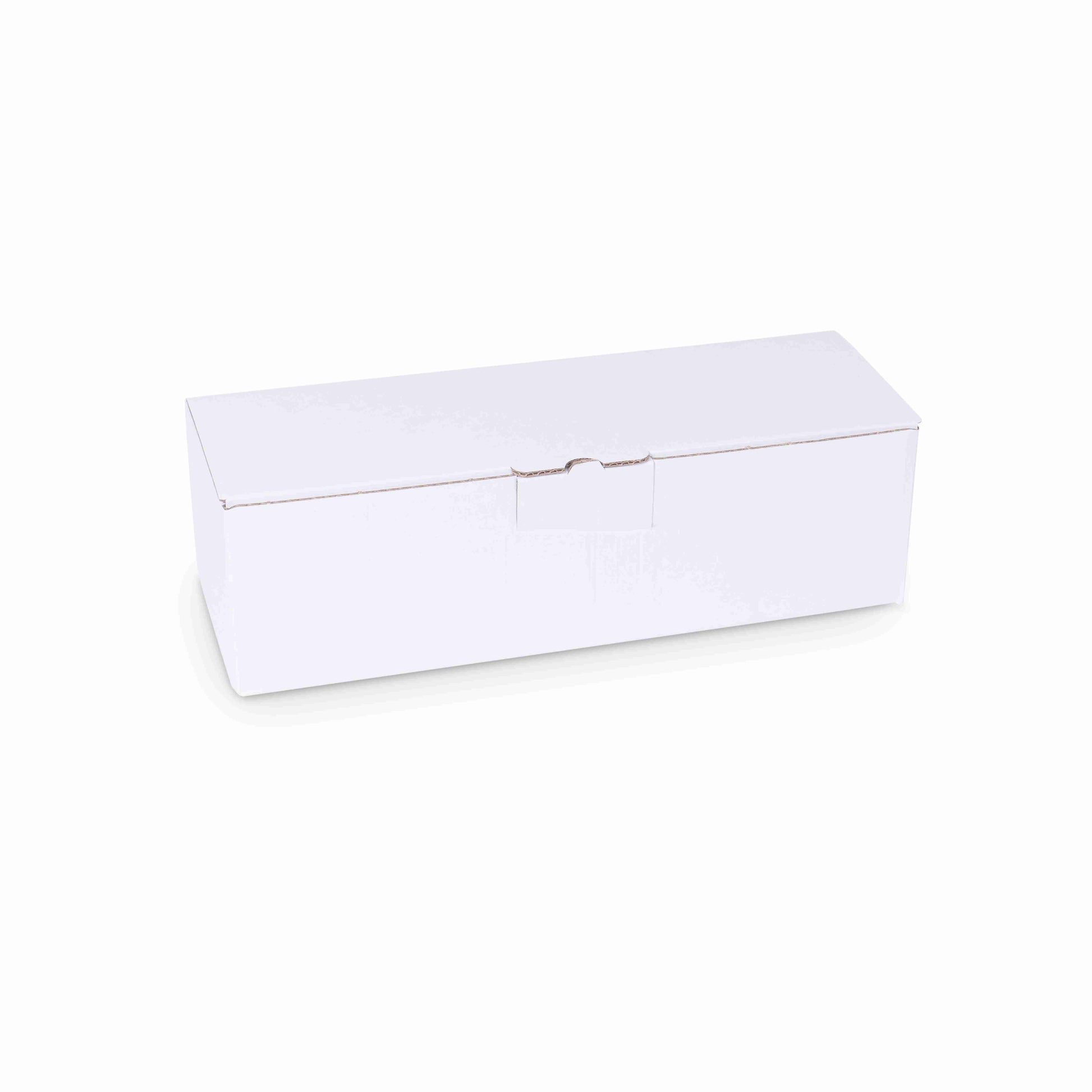 Model Versandkarton – für 0,75 l Flasche (H max. 324 mm, Ø 85 mm) – 373 × 130 × 103 mm, Automatikboden, selbstklebend