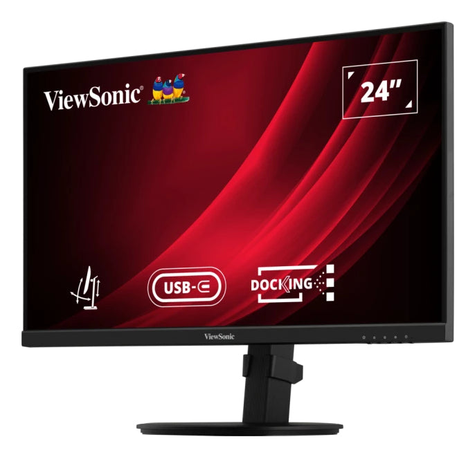 Viewsonic VG2409U-2 – Monitor, 24", 1920 × 1080 (Full HD), USB-C, DisplayPort Out, RJ45